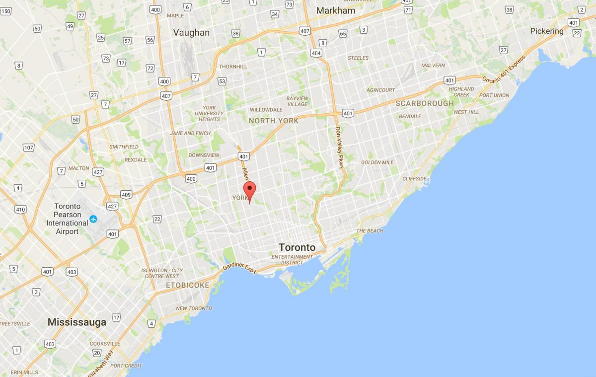 Mapa de Carballeira–Vaughan provincia Toronto