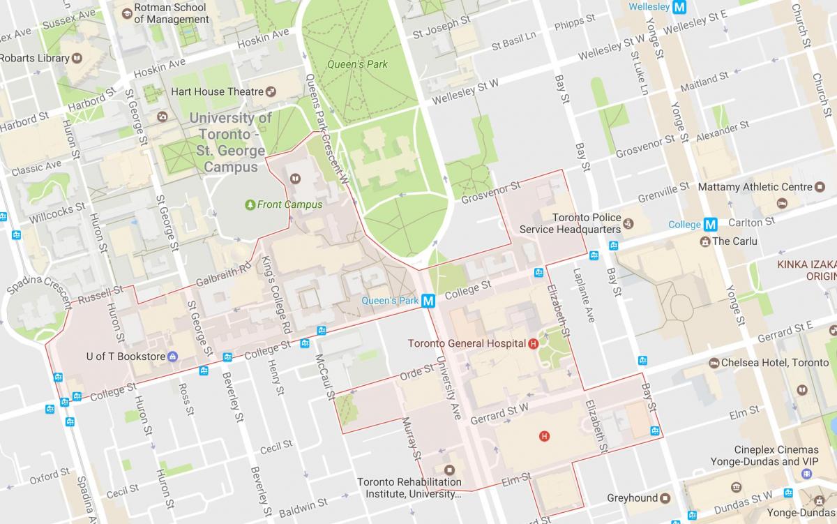 Mapa de Descubrimento Barrio barrio Toronto