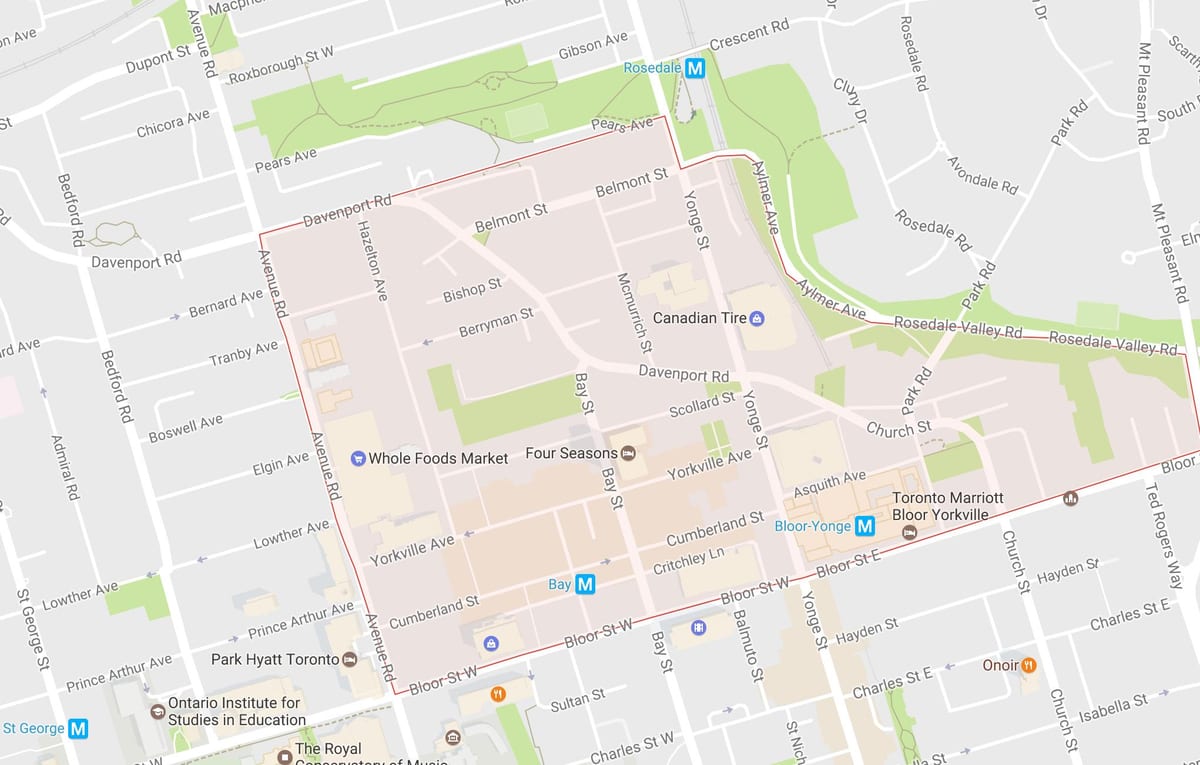Mapa de Educación barrio Toronto