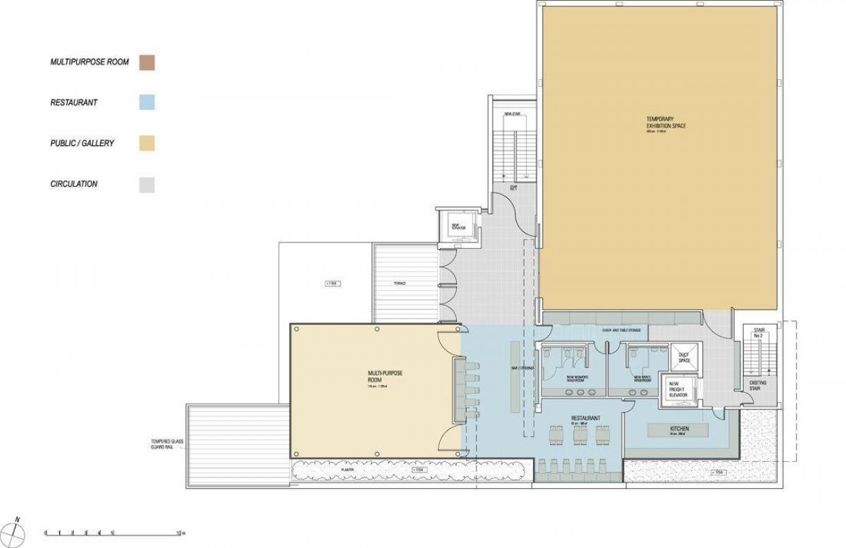 Mapa de Gardiner museo do segundo andar