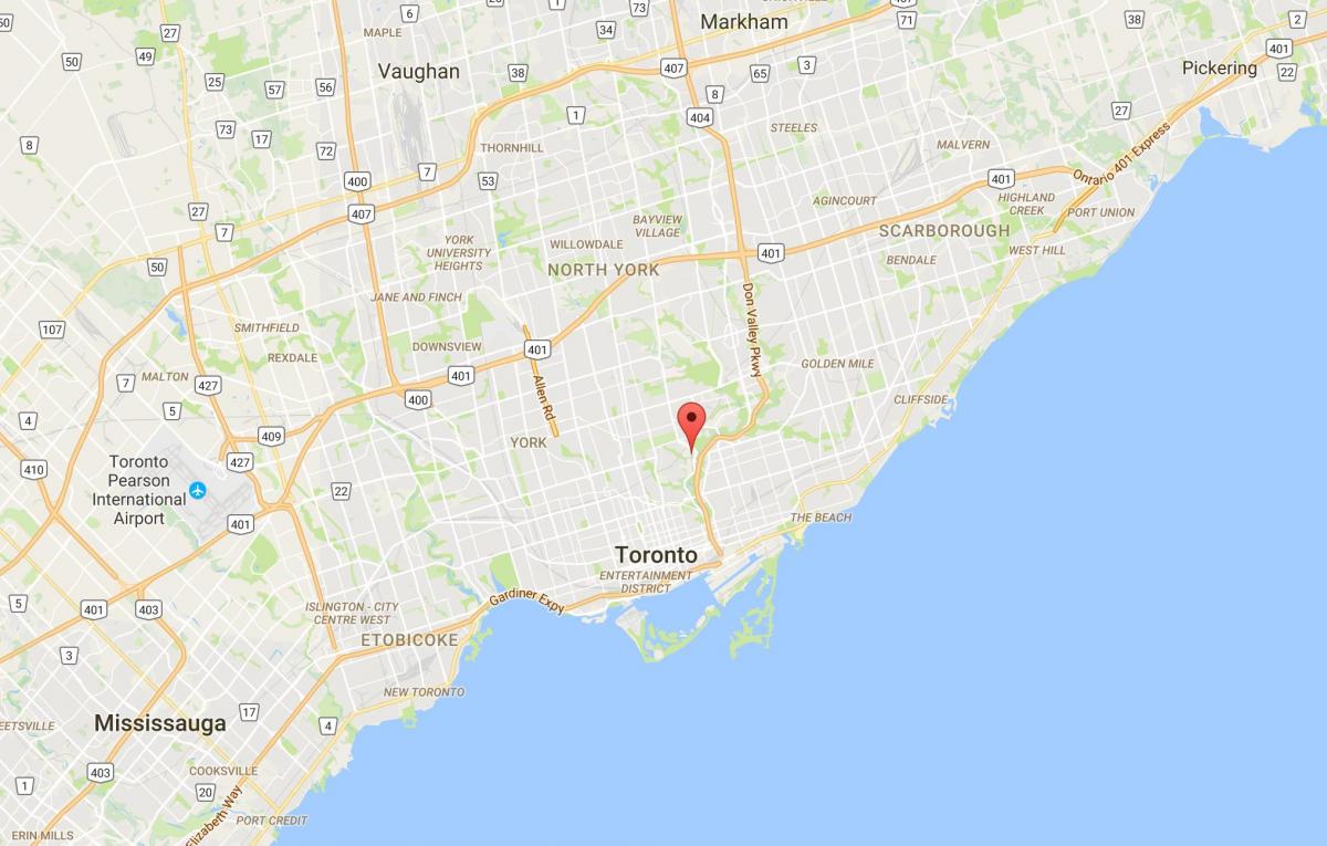 Mapa de Gobernador Ponte provincia Toronto