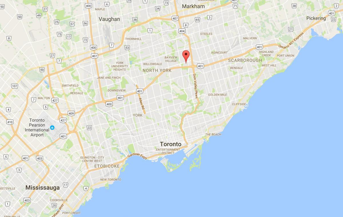 Mapa de Henry Facenda provincia Toronto