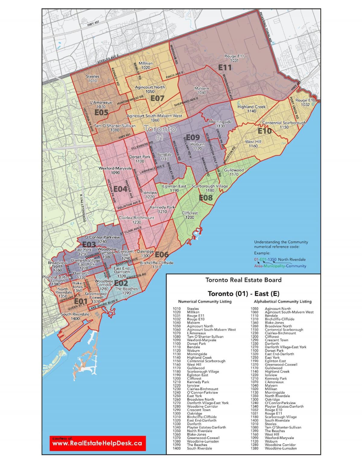 Mapa de medio Toronto