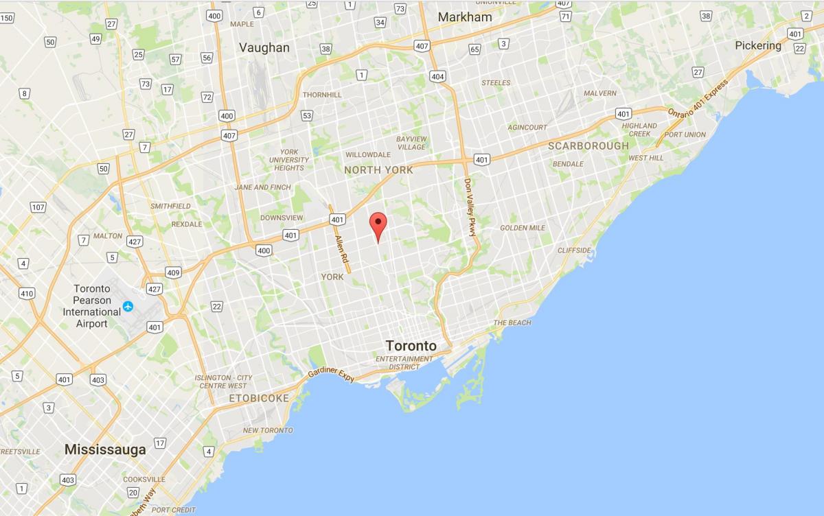 Mapa de Lytton Parque provincia Toronto