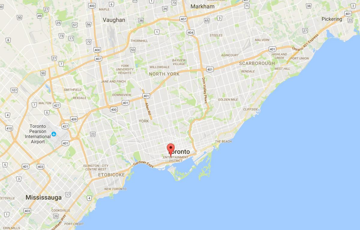 Mapa de Moda Provincia provincia Toronto