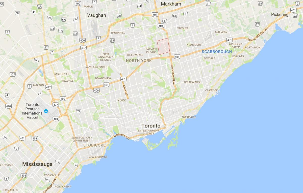 Mapa da provincia de Cacahuete Toronto