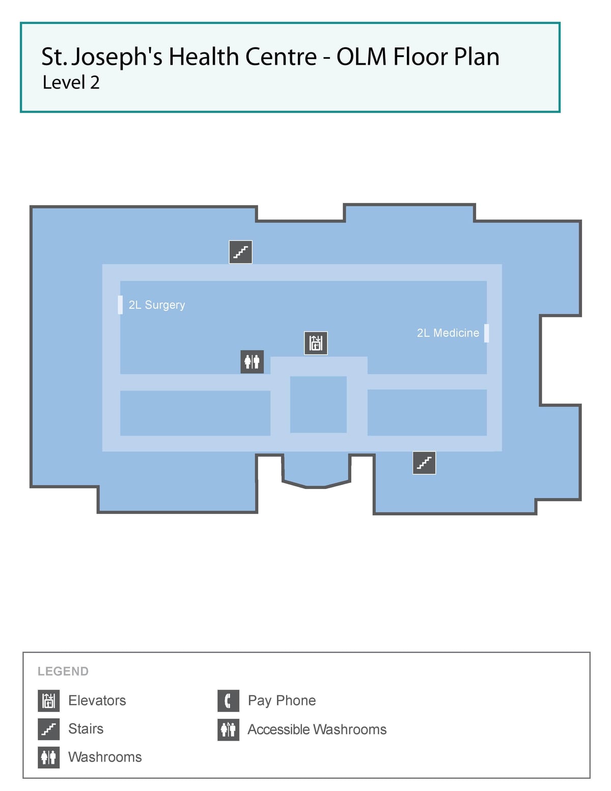 Mapa de San José centro de Saúde Toronto PROTEUS nivel 2