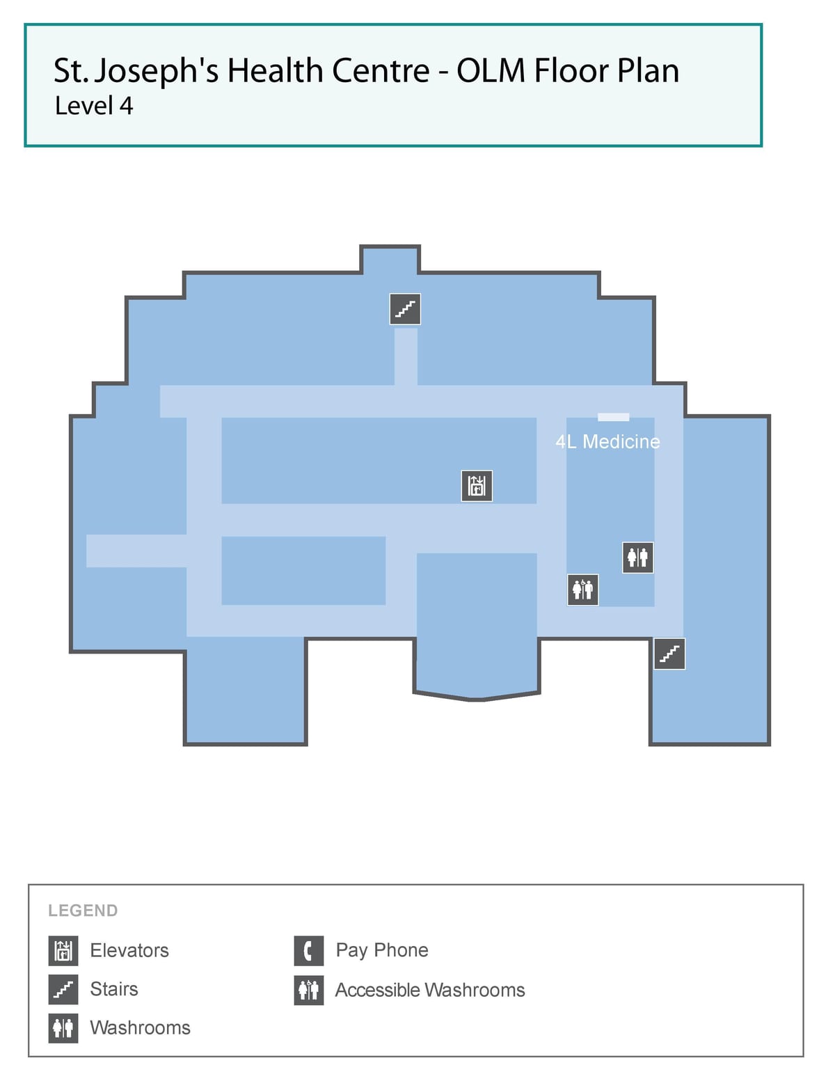 Mapa de San José centro de Saúde Toronto PROTEUS nivel 4