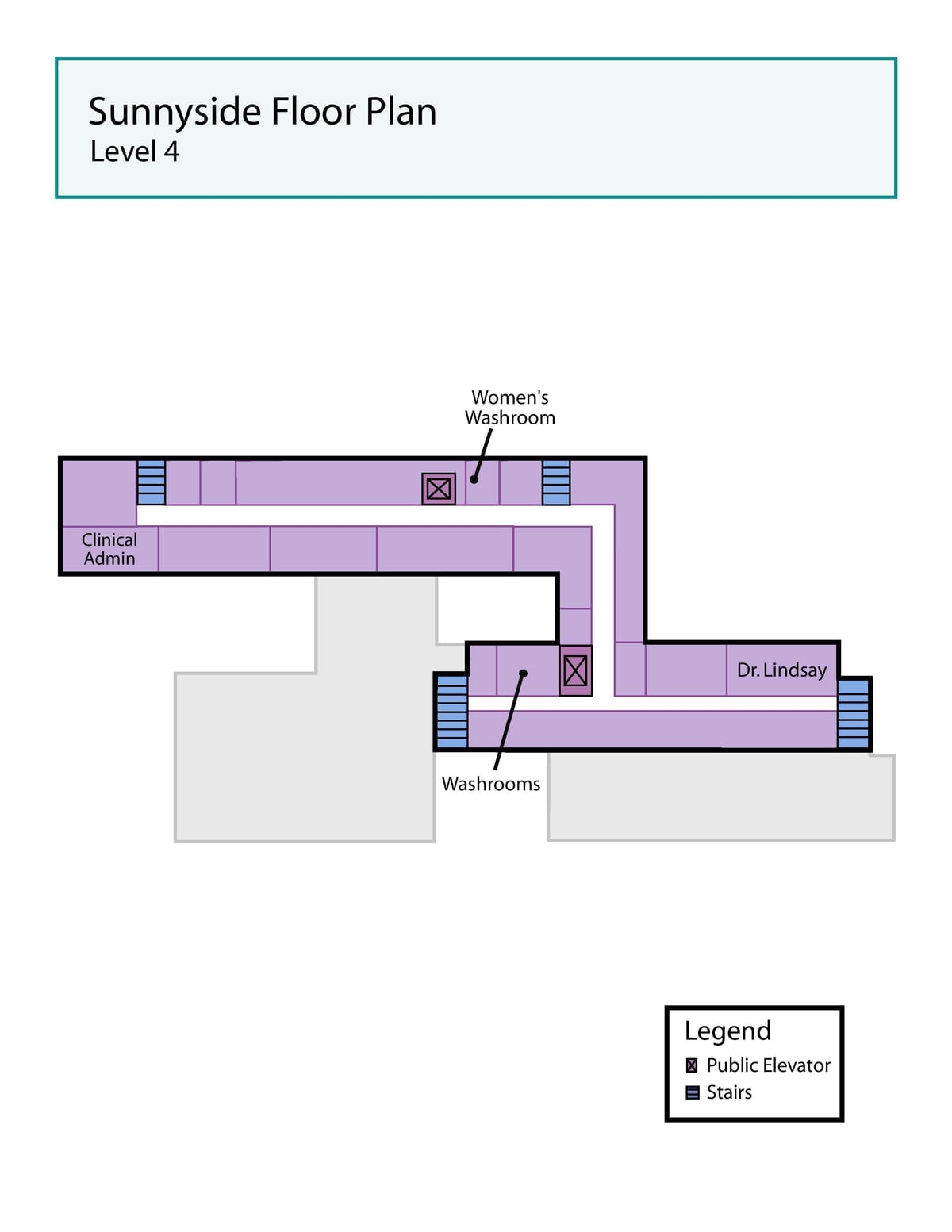 Mapa de San José centro de Saúde Toronto Sunnyside nivel 4