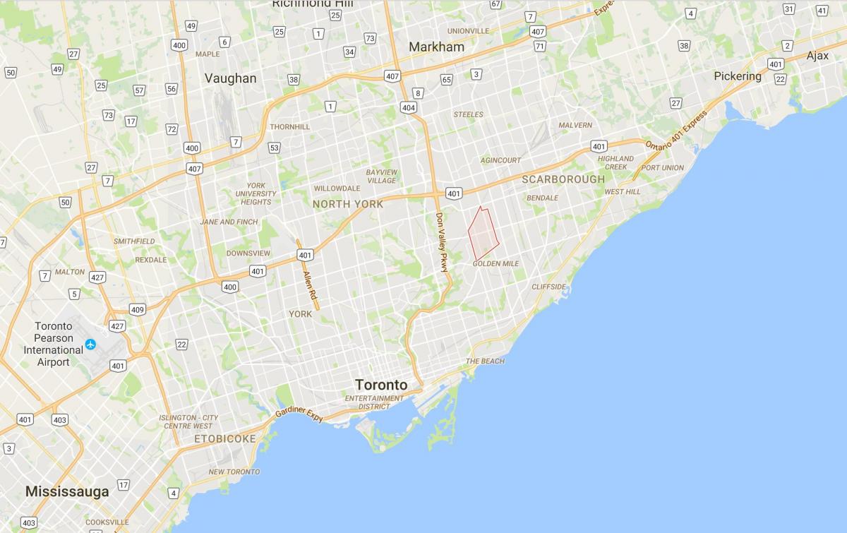 Mapa de Wexford provincia Toronto