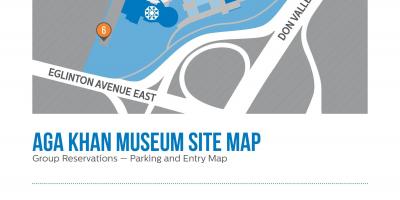 Mapa de Aga Khan museo