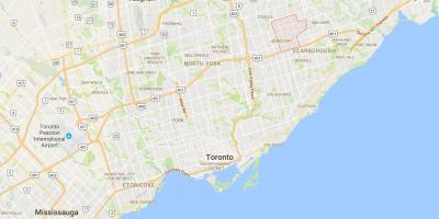 Mapa de Agincourt provincia Toronto