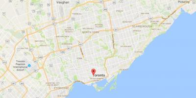 Mapa de Alexandra parque provincia Toronto
