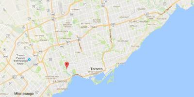 Mapa do Antigo Muíño provincia Toronto