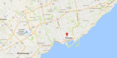 Mapa de Baldwin Village provincia Toronto