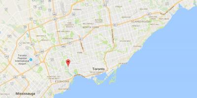 Mapa do Bebé de Punto provincia Toronto
