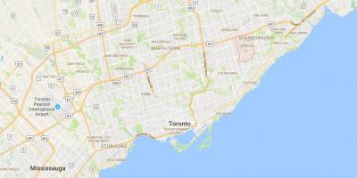 Mapa de Bendale provincia Toronto