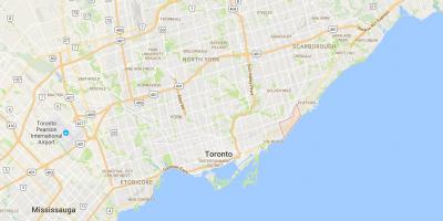 Mapa de Bidueiro Penedo provincia Toronto