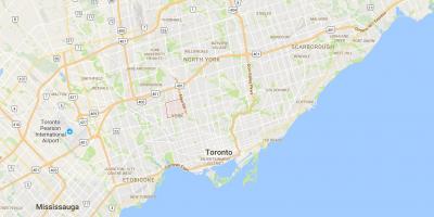 Mapa de Briar Hill–Belgravia provincia Toronto