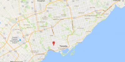 Mapa de Brockton Aldea provincia Toronto