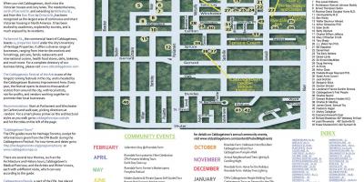 Mapa de Cabbagetown eventos Toronto