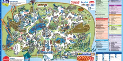 Mapa de Canadá país das marabillas