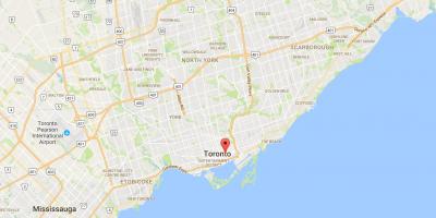 Mapa da Cidade Vella provincia Toronto