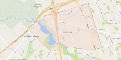 Mapa de Clairville barrio Toronto