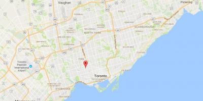 Mapa de Davenport provincia Toronto