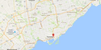 Mapa de Destilaria Provincia provincia Toronto