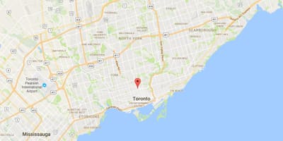 Mapa de Educación provincia Toronto