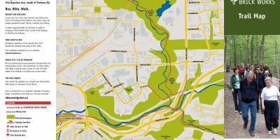 Mapa de Evergreen Olería Toronto trail
