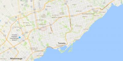 Mapa de Folla de Borde provincia Toronto