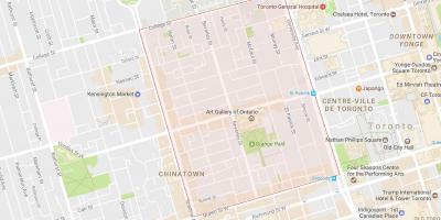 Mapa de Grange barrio Parque Toronto