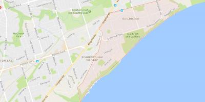 Mapa de Guildwood barrio Toronto