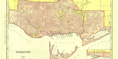 Mapa histórico de Toronto