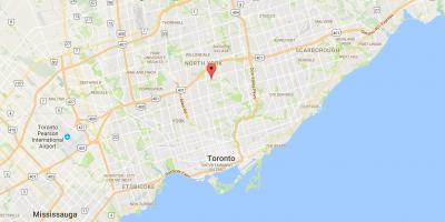 Mapa de Hoggs Oco provincia Toronto