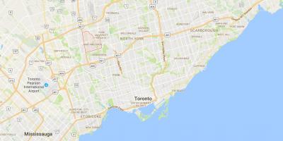 Mapa de Jane e Finch provincia Toronto