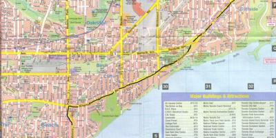 Mapa de Kingston estrada Ontarion