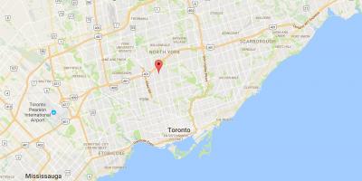 Mapa de Ledbury Parque provincia Toronto