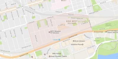 Mapa de Liberdade Aldea barrio Toronto