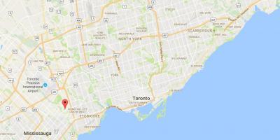 Mapa de Markland Madeira provincia Toronto