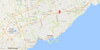 Mapa de Maryvale provincia Toronto