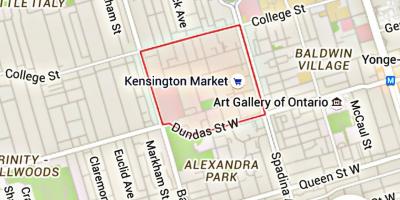 Mapa de Kensington Mercado