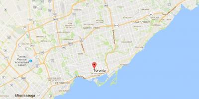Mapa de Kensington Mercado provincia Toronto