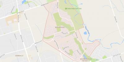 Mapa de Morningside Alturas barrio Toronto