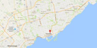 Mapa de Musgo Parque provincia Toronto