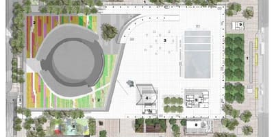 Mapa de Nathan Phillips Square paz xardín
