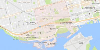 Mapa de Niagara barrio Toronto