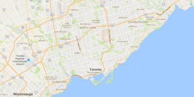 Mapa de Don Mills provincia Toronto
